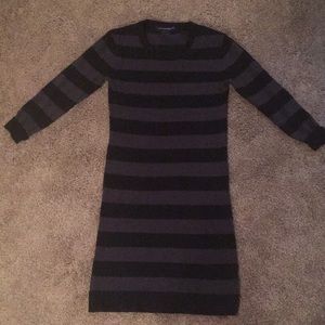 French connection sz 8 bodycon dress! Grey + black